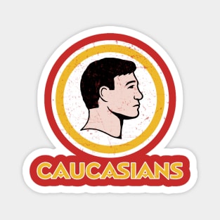 Washington Caucasians Redskins Magnet