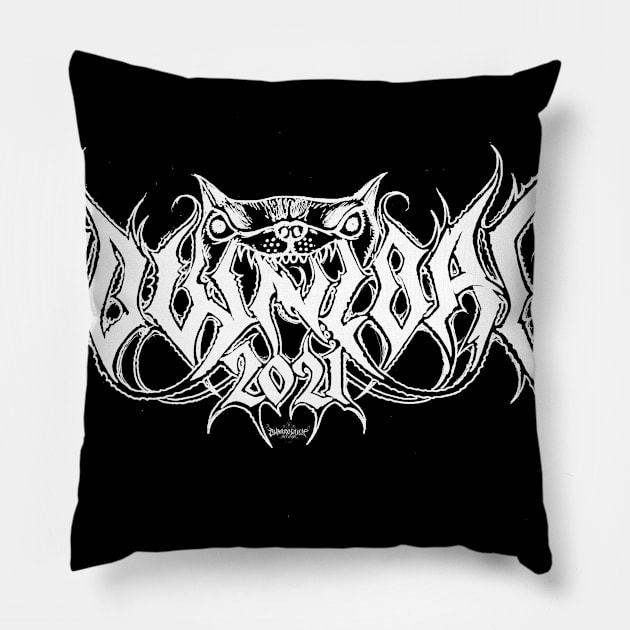 Christophe Szpajdel Download 2021 Logo T-Shirt (B01) T-Shirt Pillow by Dwarrowdelf Records