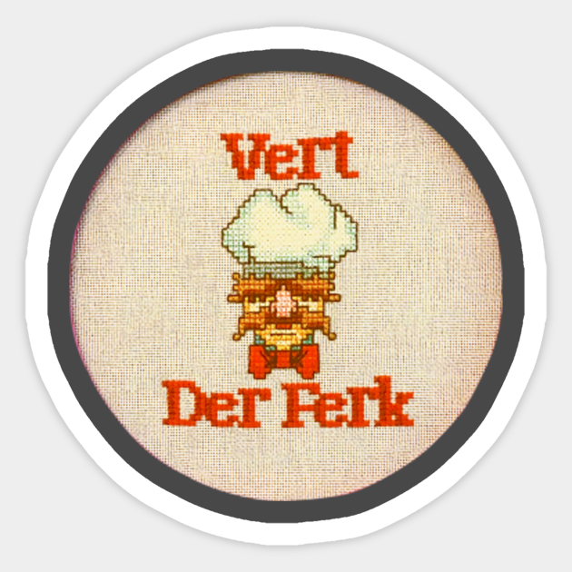 vert der ferk - Vert Der Ferk Cook Swedish Chef - Sticker