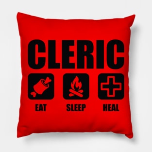 CLERIC Eat Sleep Heal Pillow