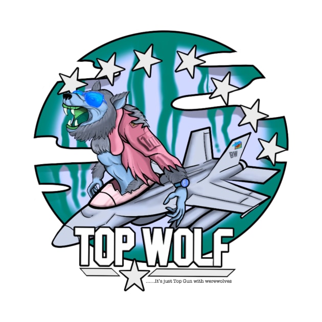 Top Wolf - Toxic Waste Blue by Binge-Watchers Podcast