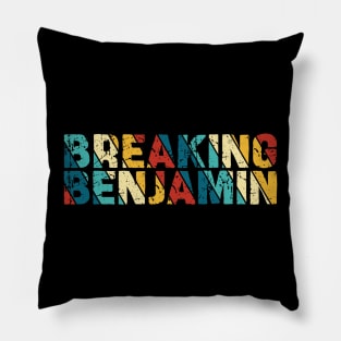 Retro Color - Breaking Benjamin Pillow