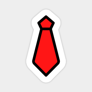 Red Tie T Magnet