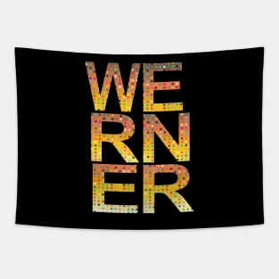 Werner, name, typography Tapestry