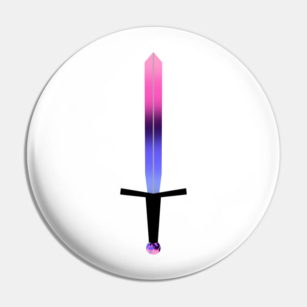 Omnisexual Sword Pin by nats-designs