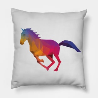 Rainbow Horse Pillow