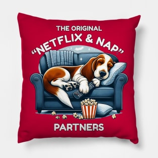 Basset Hounds - The Original 'Netflix and Nap' Partners Pillow