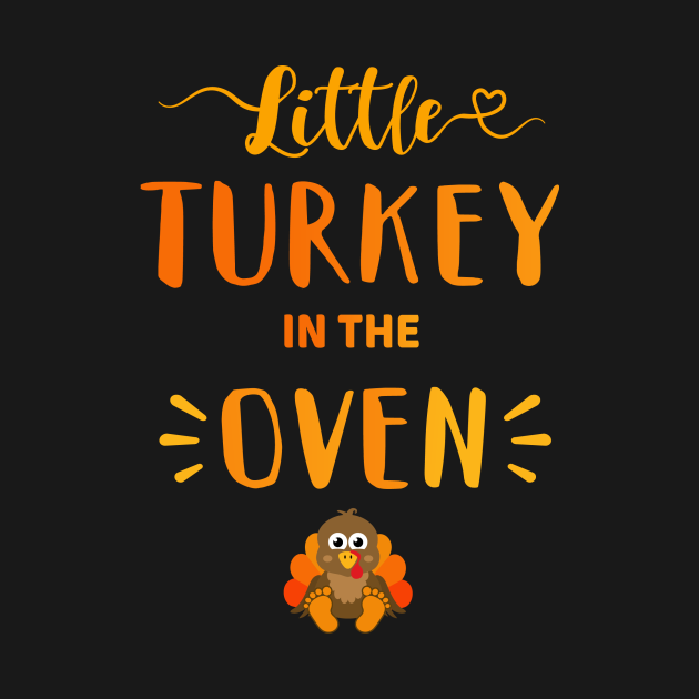 Little turkey oven for thanksgiving pregnancy announcement