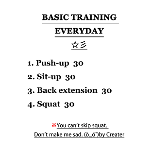 BASIC TRAINING EVERYDAY T-Shirt