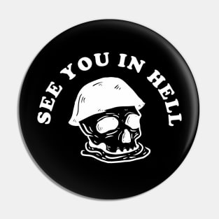 See You in Hell Pin