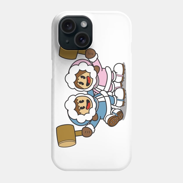 Ice Climbers (Cuphead) Phone Case by LevelADesigns