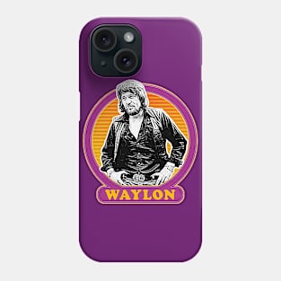 Waylon Jennings /\/\/ Retro Style Fan Design Phone Case