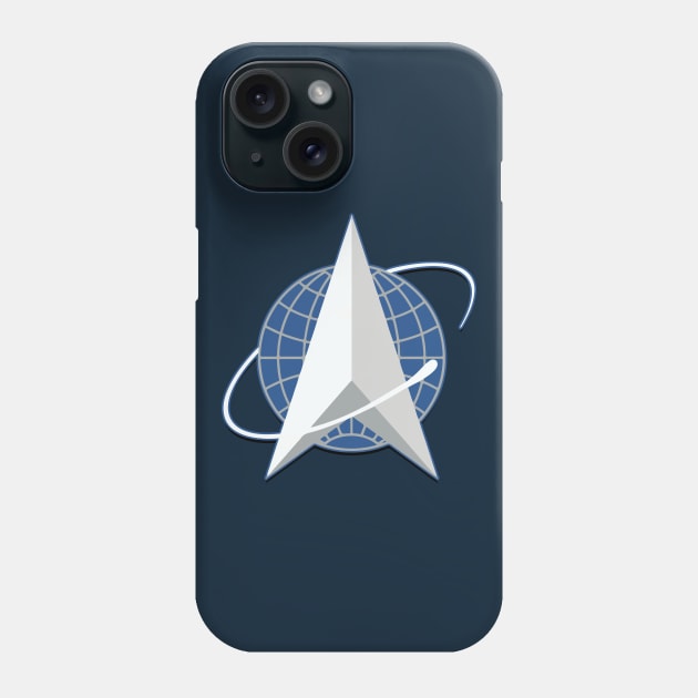 United States Space Force Crest Phone Case by Hybrid Concepts Apparel