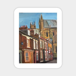 Beverley, Houses And Minster Magnet