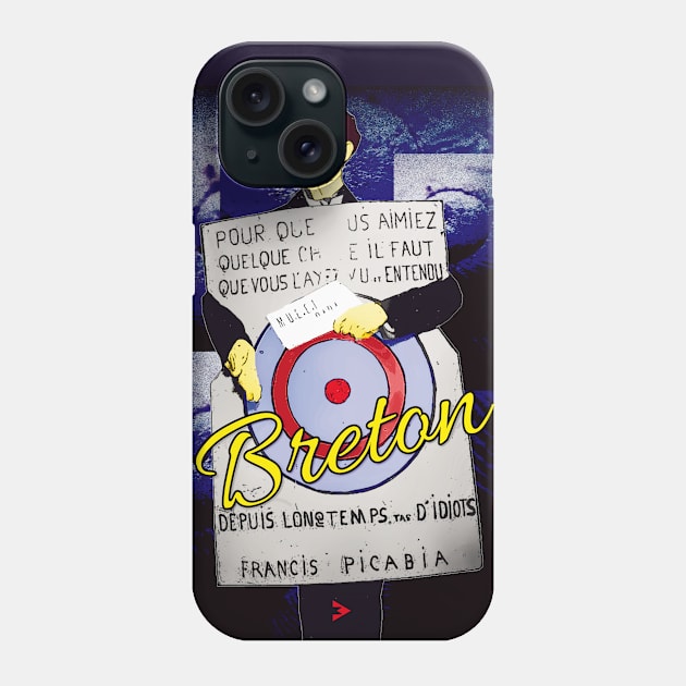 Andre Breton V Phone Case by Exile Kings 