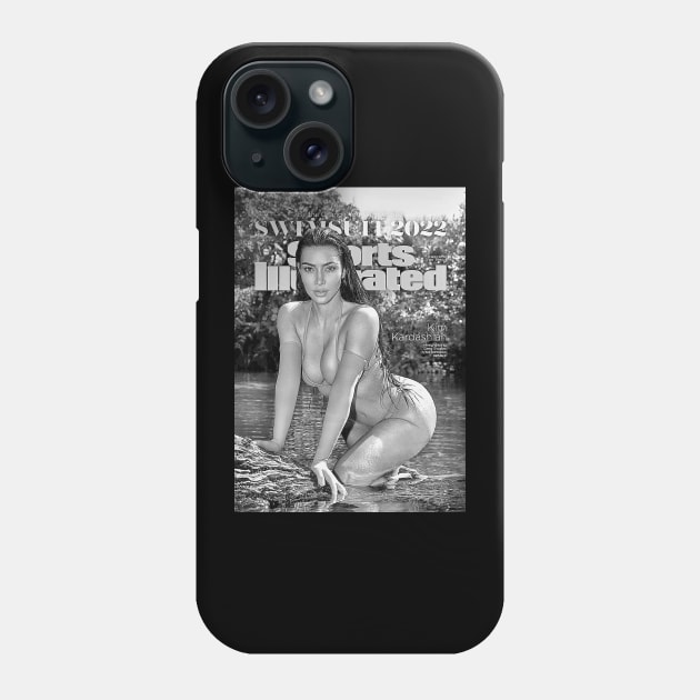 Notorious K.I.M - Black & White Phone Case by M.I.M.P.