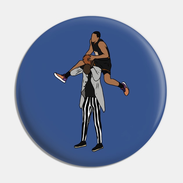 Aaron Gordon Dunks Over Tacko Fall Pin by rattraptees
