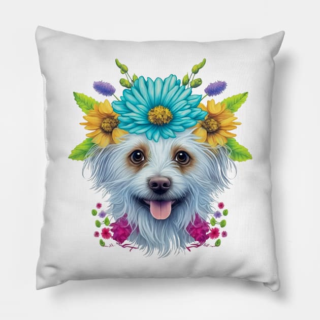 pomeranian dog lover Pillow by Crazy.Prints.Store