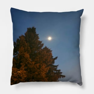 Moon and Tree Pillow