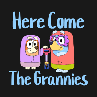 here-come-the-grannies-cartoon T-Shirt