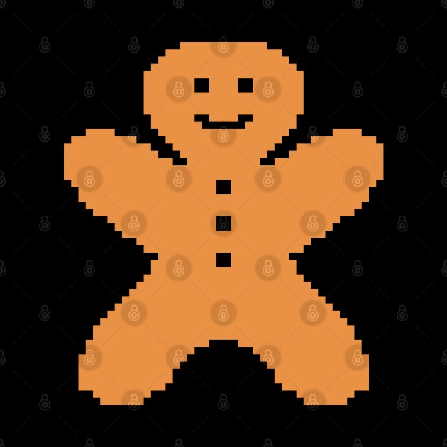 Gingerbread cookie pixel art by Xatutik-Art