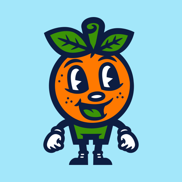 Orange Mascot Logo by CC0hort