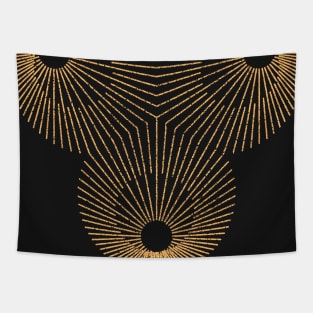 GOLDEN GEOMETRIC SUN Tapestry