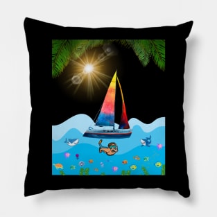 Snorkeling water adventure Pillow