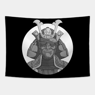 japan samurai white Tapestry