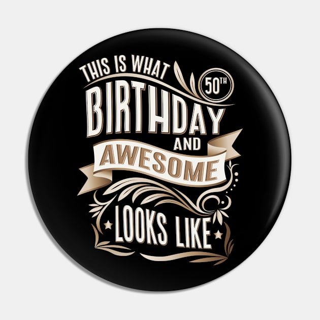 50th birthday gift idea Awesome Pin by HBfunshirts