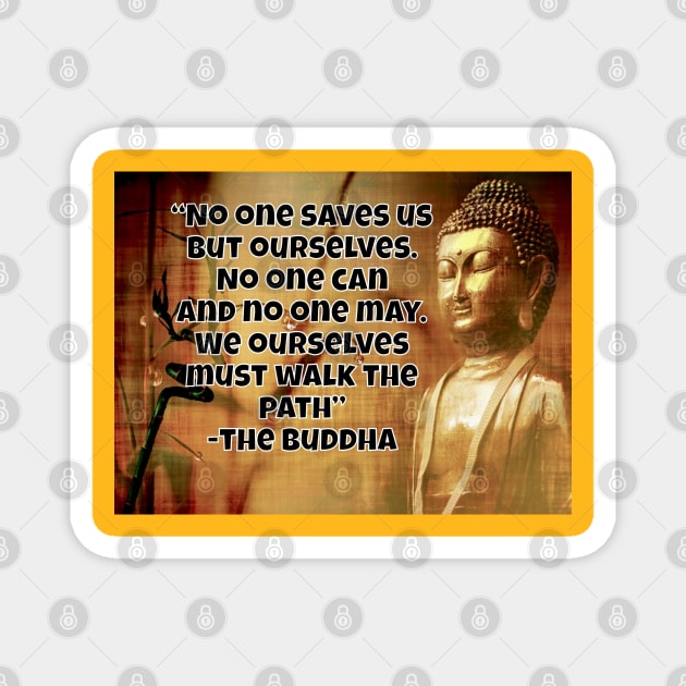 Buddha quote 2 Magnet by TheMonkeyKingArts