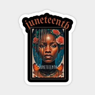 juneteenth African American woman Magnet