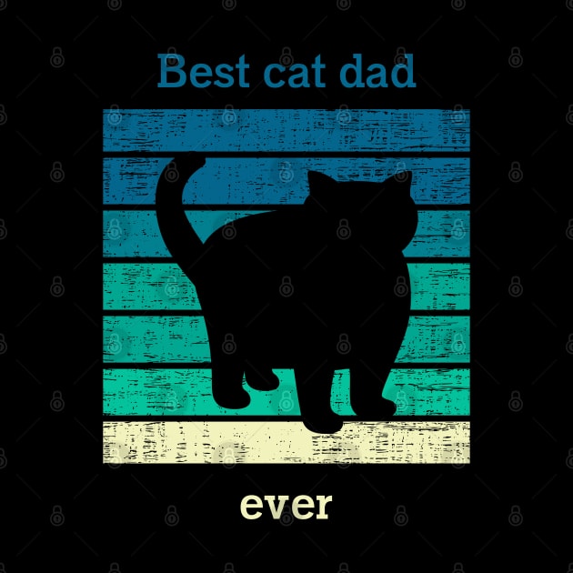 Cat t shirt - Best cat dad by hobbystory