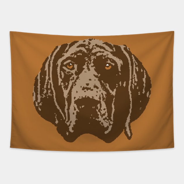 German Shorthaired Pointer Tapestry by childofthecorn