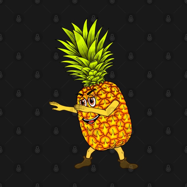 Pineapple dabbing pineapple lover cute pineapple by Artardishop