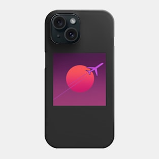 Sunset flight Phone Case