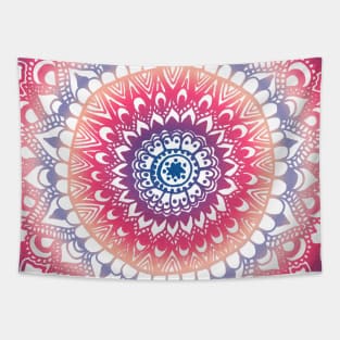 Ocean Sunset Mandala Tapestry