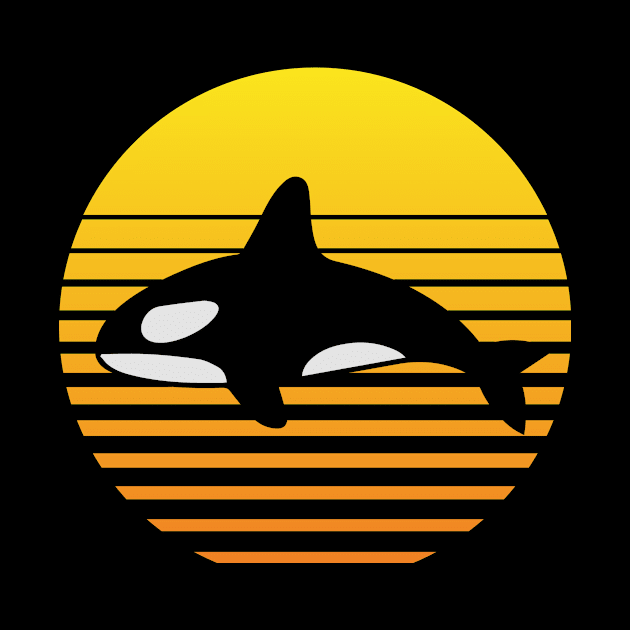 Killer Whale Sunset by martinroj