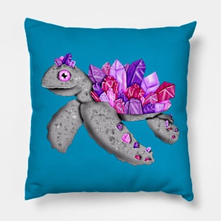 Crystal turtle Pillow