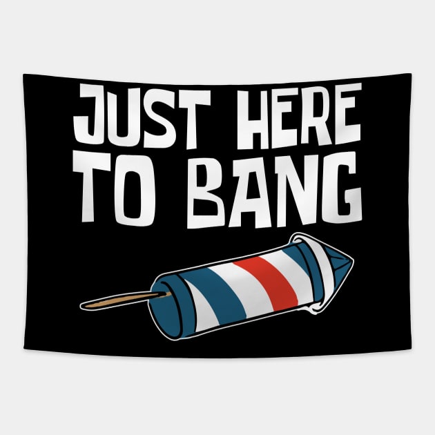 Just Here to Bang Tapestry by CF.LAB.DESIGN