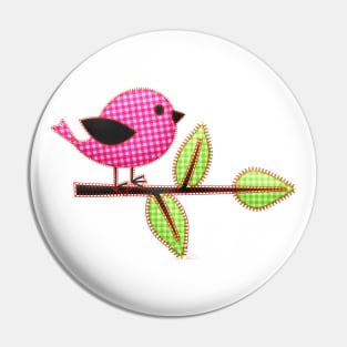 Bird On Branch Pin