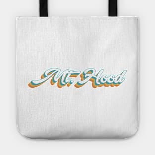 Mt. Hood Oregon Retro Lettering Tote