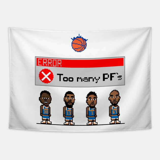 Too Many PFs Tapestry by The Knicks Wall