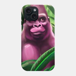 Pink Gorilla Phone Case