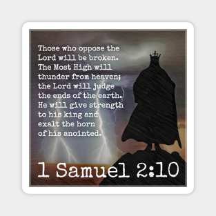 1 Samuel 2:10 Magnet