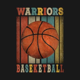 Aesthetic Proud Warriors Name Basketball Birthday Vintage Teams T-Shirt