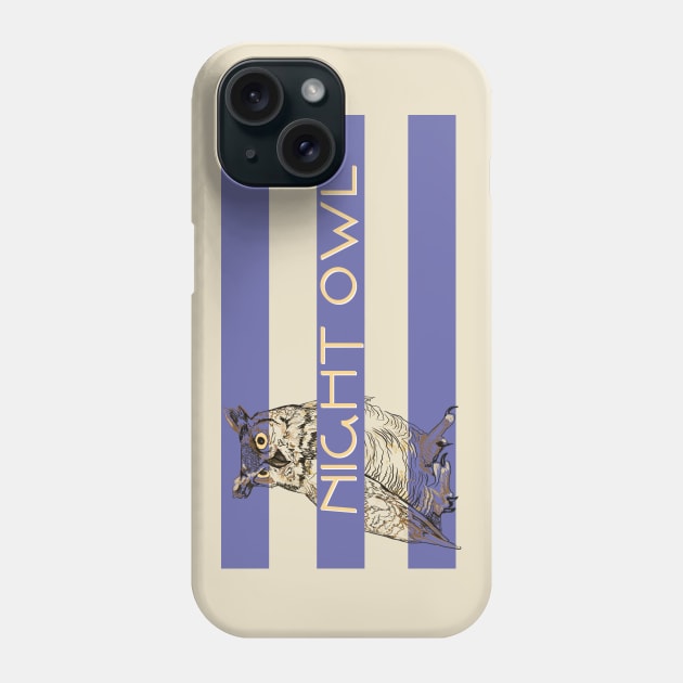 Night Owl Phone Case by ericamhf86