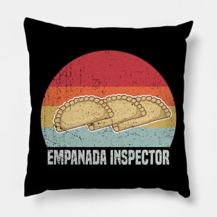 Retro Empanada Inspector Pillow