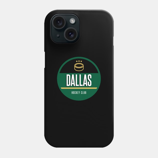 Dallas retro hockey Phone Case by BVHstudio