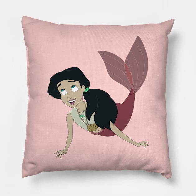 Melody the Mermaid Pillow by GoneawayGames